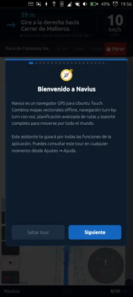 Asistente de bienvenida