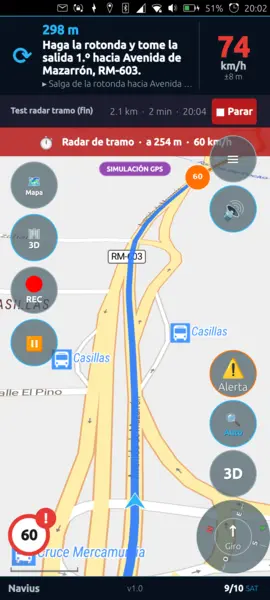 Radar de tramo 2